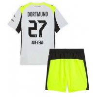 Borussia Dortmund Karim Adeyemi #27 Vonkajší Detský futbalový dres 2025-26 Krátky Rukáv (+ trenírky)